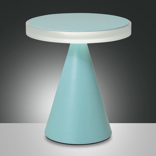 FABAS LUCE No. 3386-35-287 LED Tischleuchte Neutra mint grün mit Touchdimmer 27 cm