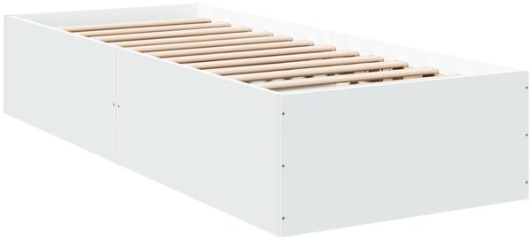 vidaXL Bettgestell Weiß 75x190 cm Holzwerkstoff 841986 Bild 6