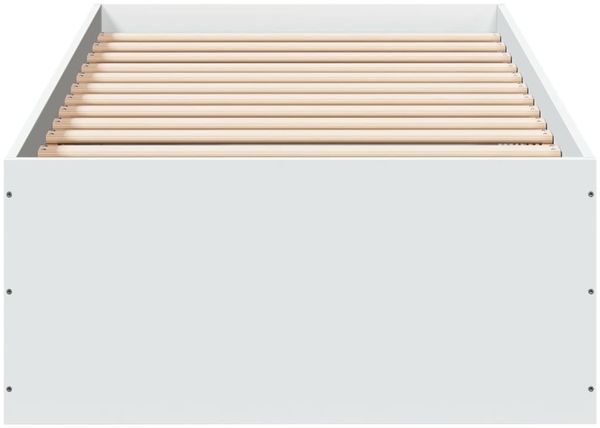 vidaXL Bettgestell Weiß 75x190 cm Holzwerkstoff 841986 Bild 4