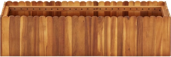 vidaXL Garten-Hochbeet 100 x 30 x 25 cm Massivholz Akazie 45918