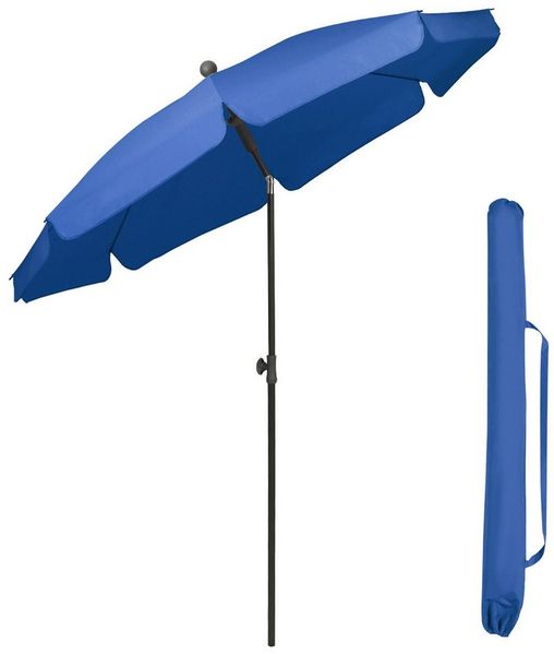 Sekey Balkonschirm 200 cm Sonnenschirm mit Schutzhülle für Balkon Garten, UV-Schutz 50+, LxB: 180,00x180,00 cm, Neigungswinkel und Höhe Verstellbar