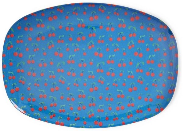 rice Teller Melamin Teller oval 30x22cm Snackteller Käseplatte
