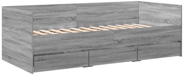 vidaXL Tagesbett mit Schubladen ohne Matratze Grau Sonoma 100x200 cm 3280816 Bild 3