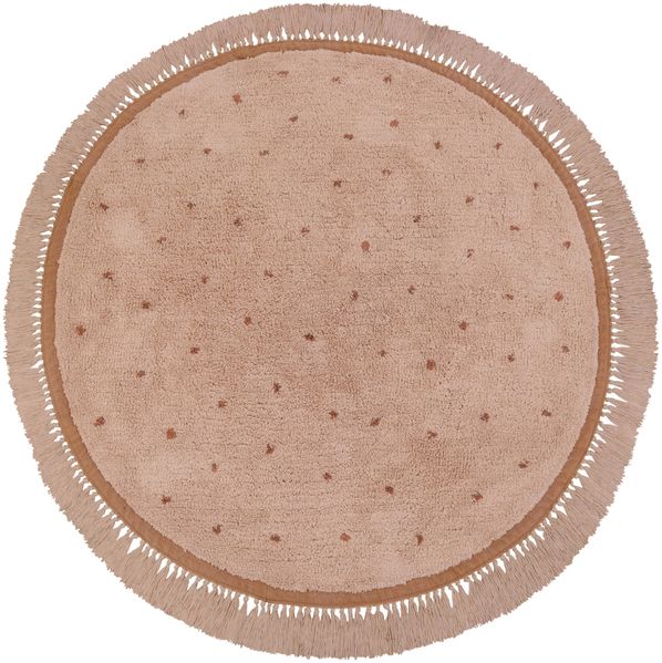 Tapis Petit Juuldotpink 130x130 TC1047 Rosa