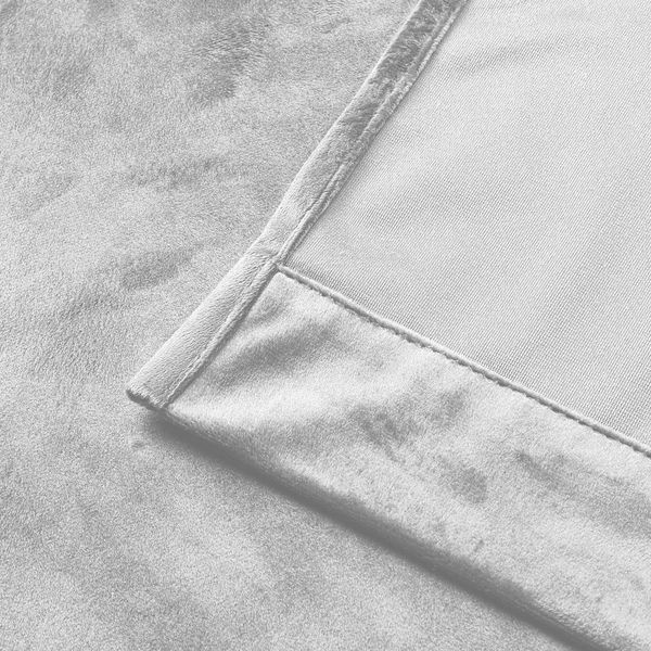 Stoffschmiede Gardine, Velour, Verdunkler, Kräuselband, verdunkelnd