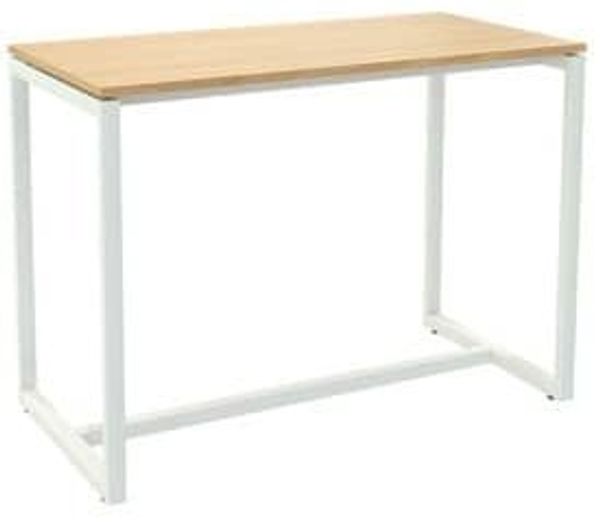Paperflow Stehtisch EasyDesk - 150 x 110 x 75 cm, weiß/buche