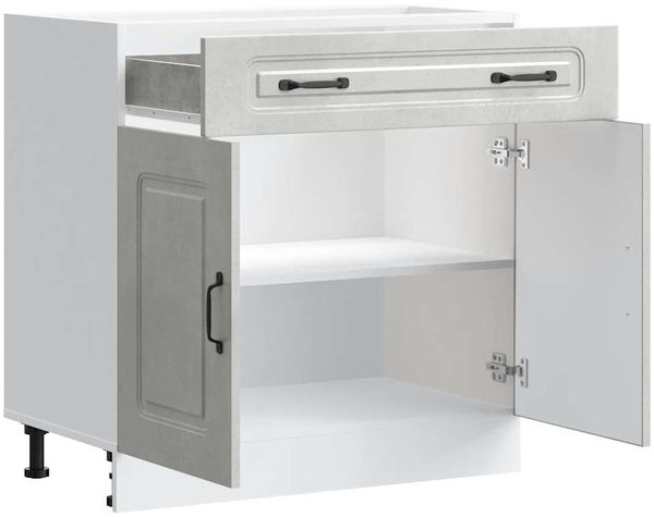 vidaXL Küchenunterschrank Kalmar Betongrau Holzwerkstoff 853501 Bild 5