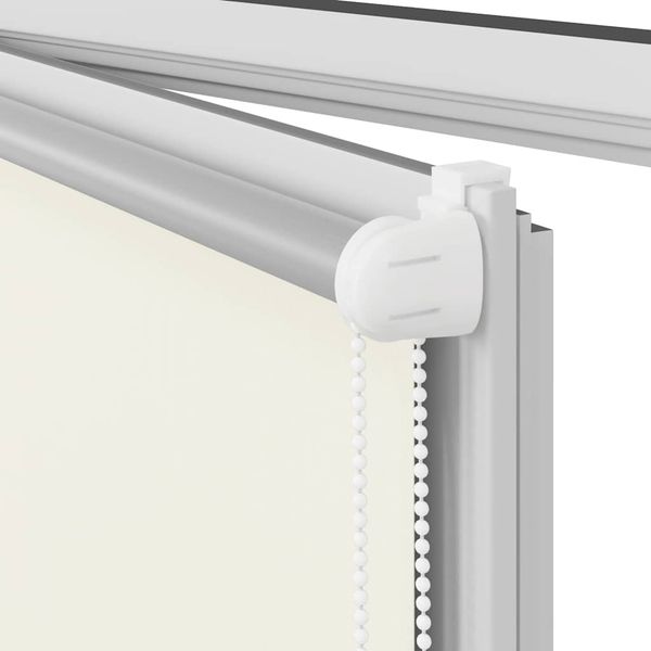 vidaXL Verdunkelungsrollo Cremeweiß 70x130cm Stoffbreite 65,7 cm 4011616 Bild 12
