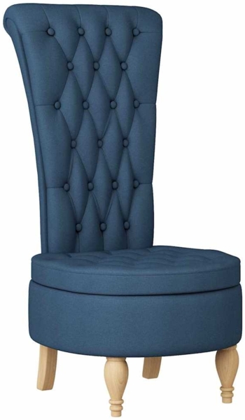 vidaXL Schlafsessel Blau 56,5 x 70 x 110 cm Stoff 42020685