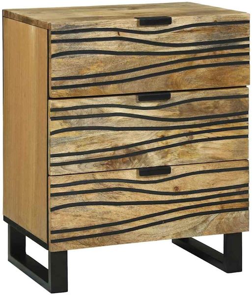 vidaXL Nachttisch Natur 50 x 33 x 62 cm Holzwerkstoff 4017945