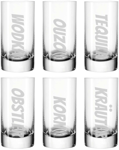 Luxentu Stamper 55 ml 6er Set Schnaps-Ensemble