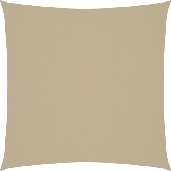 vidaXL Sonnensegel Oxford-Gewebe Quadratisch 3,6x3,6 m Beige 42292