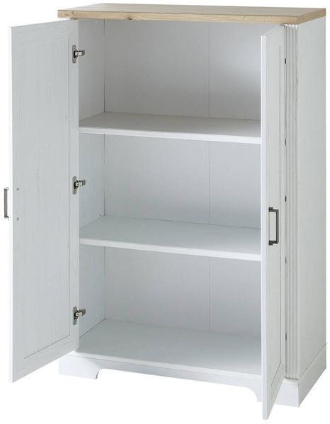 Schrank Büro Ordner JÜLICH-36 in Pinie hell mit Artisan Eiche Nb, B/H/T: ca. 86/127/38 cm Bild 3