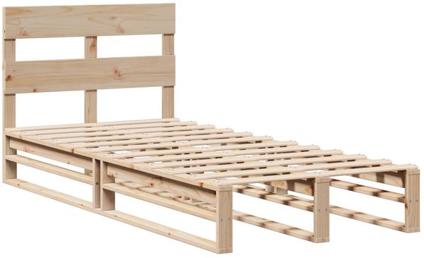 vidaXL Massivholzbett ohne Matratze 90x200 Kiefernholz 850794 Bild 3