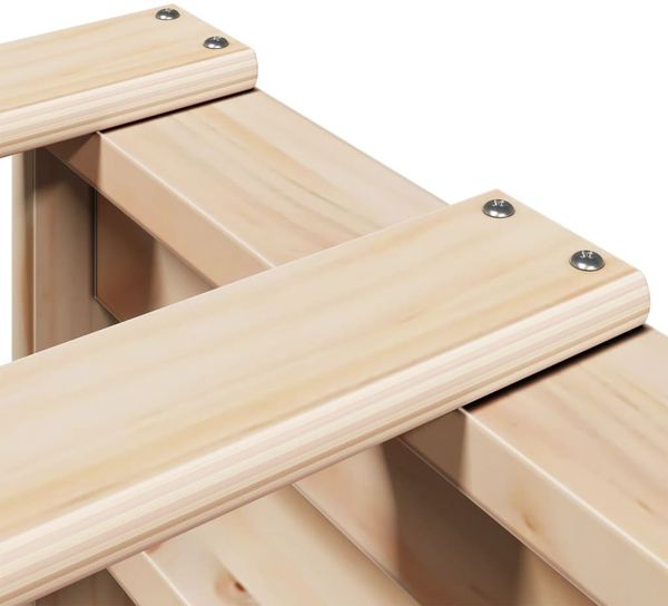 vidaXL Massivholzbett ohne Matratze 90x200 Kiefernholz 850794 Bild 9