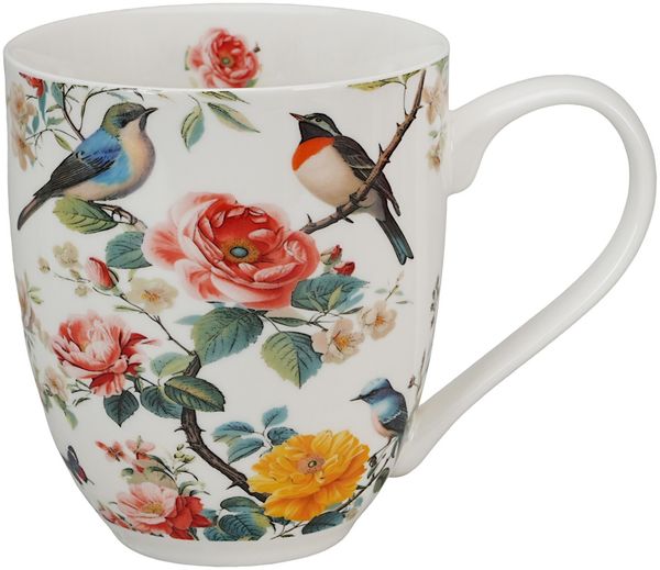 DUO Flowers Classic XXL Becher 1000 ml APRIL, New Bone China Porzellan