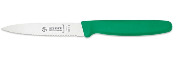 GIESSER Gemüsemesser Spickmesser 8315 sp 8/10/12, Küchenmesser mit oder ohne 3mm Wellenschliff