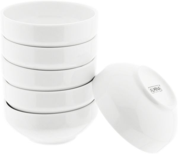 Mondo 6er Set Dipschalen aus hochwertigem Porzellan - 9x4 cm
