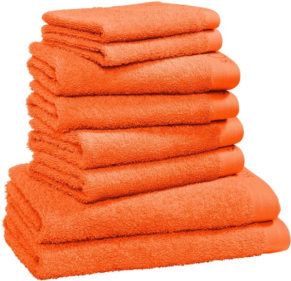 s.Oliver Handtuch Set s.Oliver, Premium Qualität, 600 gr/m², Walkfrottier (Set, 8-St), 2 Gästetücher 30x50, 4 Handtücher 50x100, 2 Duschtücher 70x140