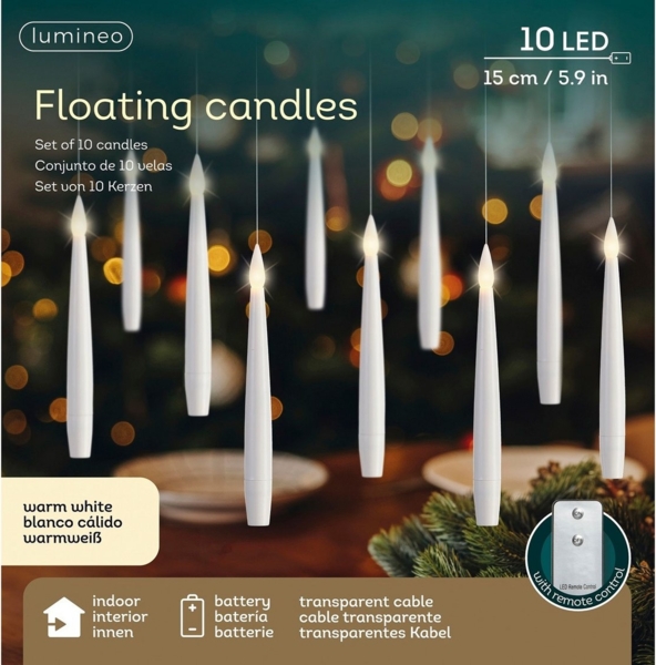 Schwebekerzen LED 10er Set LED