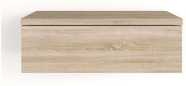 KOMTO Wandregal mit Schublade Monaco - Nachttisch Hängend Wandmontage, 1-tlg.