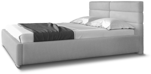 99rooms Odalys Polsterbett Strukturstoff INARI Beige 160x200 cm ohne Bettkasten Bild 5