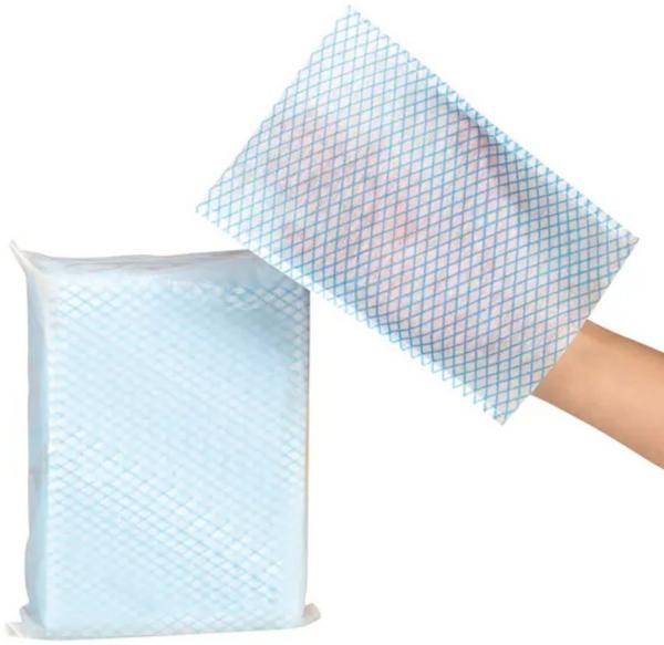 DocMed Einmal-Waschhandschuh Einweg Waschhandschuhe aus Faservlies (Spar Set 50-St. Hautfreundliche Waschhandschuhe, Alltagshilfe), Einmalhandschuhe Körperpflege