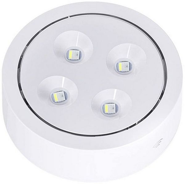 Sunicol LED Unterbauleuchte RGB Schrank Nachtlicht mit Fernsteuerung, 13 Farben, Batterielampe, Touch Sensor Dimmbar Spot, Vitrinenbeleuchtung Küche Glasboden
