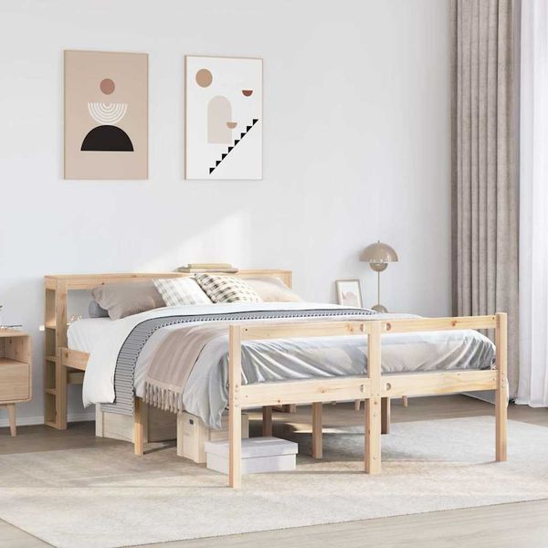 vidaXL Seniorenbett mit Kopfteil ohne Matratze 120x200 cm 3305863