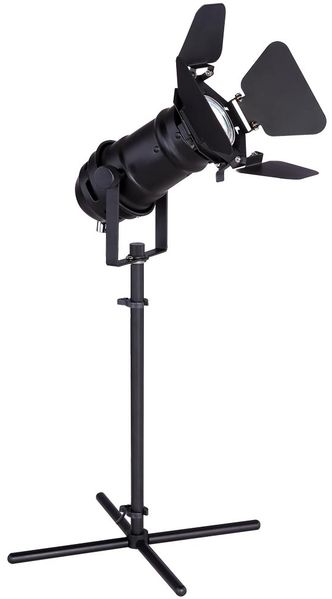 RGB LED Scheinwerfer Tischleuchte, schwarz, H 48,5 cm