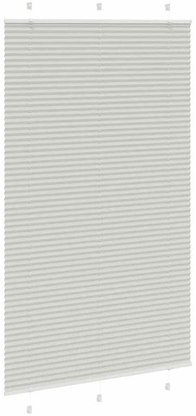 vidaXL Plissee Hellgrau 120x200 cm Stoffbreite 119,4 cm Polyester 4015368 Bild 3
