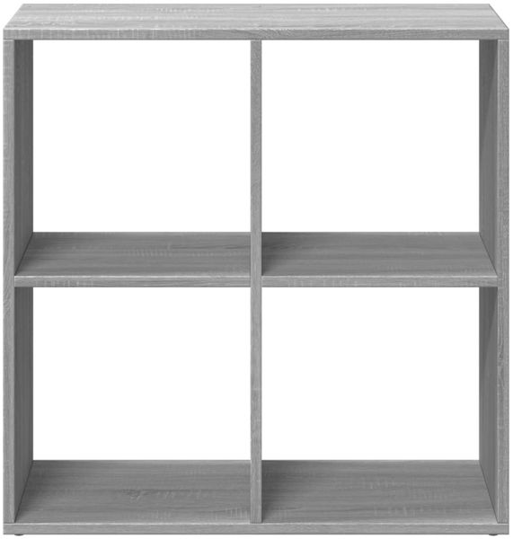 vidaXL Raumteiler-Bücherregal Grau Sonoma 69,5x29x69,5 cm 858008 Bild 5