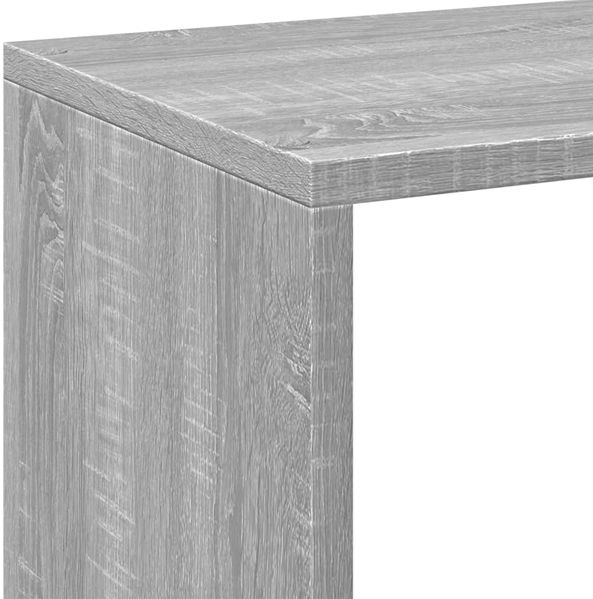 vidaXL Raumteiler-Bücherregal Grau Sonoma 69,5x29x69,5 cm 858008 Bild 8
