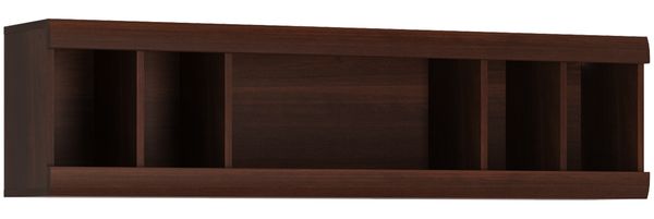 Wandregal 140 cm Nussbaum IMPERIA-129