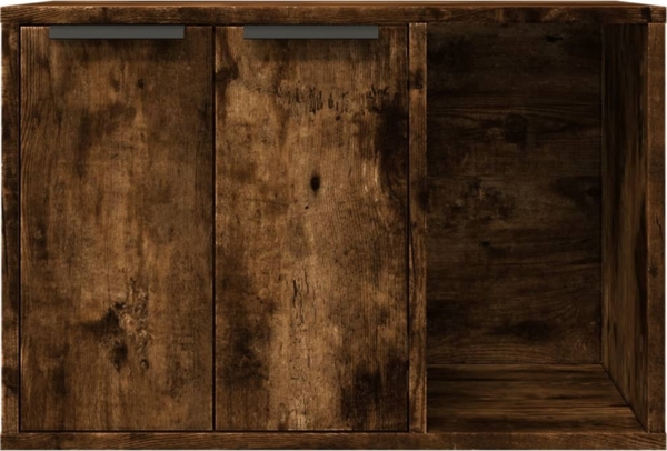 vidaXL Katzenklo Räuchereiche 60x40x40 cm Holzwerkstoff 857728 Bild 4