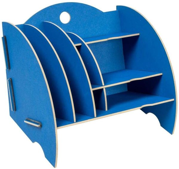 Werkhaus Ablage Mini Organizer Briefablage Schreibtisch Himmelblau SON1028-14