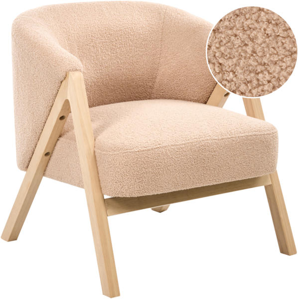 Sessel SKEI Bouclé Beige