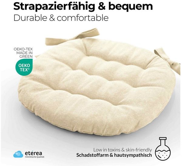 etérea Himmlische Qualität Sitzkissen etérea Sitzkissen Stuhlkissen Basic Auflage und