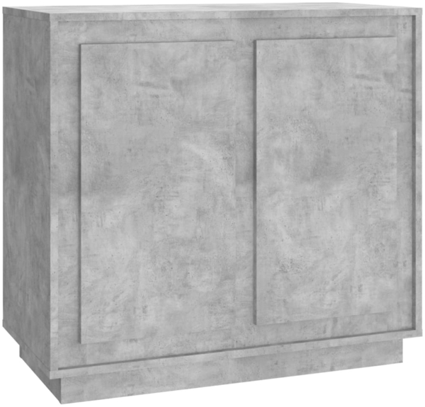 vidaXL Sideboard Betongrau 80x34x75 cm Holzwerkstoff 819888