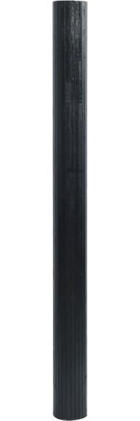 vidaXL Teppich Rechteckig Schwarz 60x400 cm Bambus 376726 Bild 3