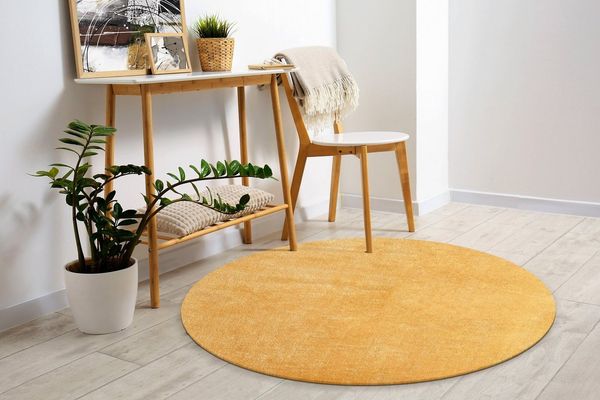 merinos Teppich Loft 37, rund, Höhe: 16 mm, Kunstfellteppich besonders weich und kuschelig, Fell Haptik