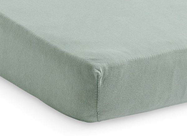 Jollein Jersey Spannbettlaken Ash Green 40x80 / 90 cm Grün