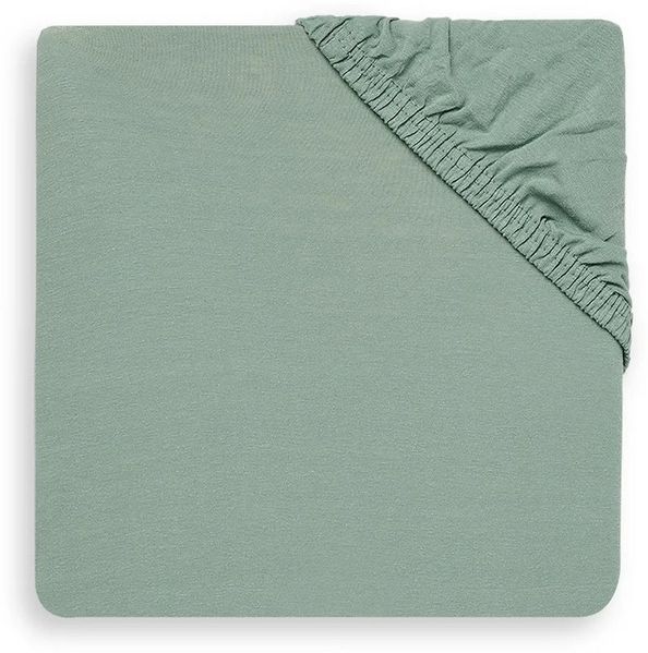 Jollein Jersey Spannbettlaken Ash Green 40x80 / 90 cm Grün