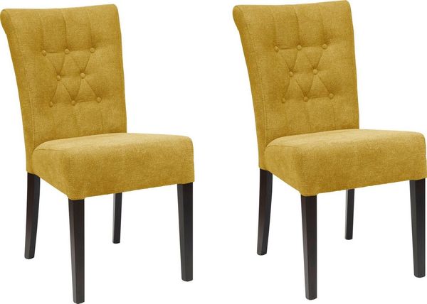 Home affaire Esszimmerstuhl Queen (Set, 6 St), Polsterstuhl mit Knopfheftung, 2er, 4er oder 6er Set