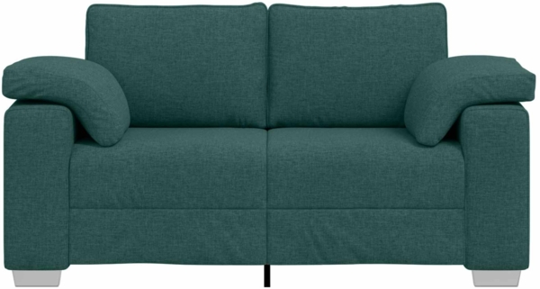 vidaXL Sofa Dunkelgrün 160 x 77 x 82 cm Stoff 4105222