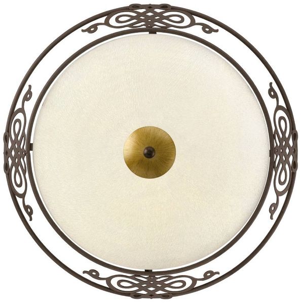Eglo 86712 Wandleuchte/Deckenleuchte Landhaus MESTRE antik-braun, gold, E27 max. 2X40W