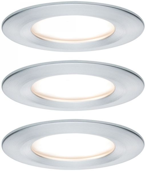 Paulmann No. 93462 Einbauleuchte LED Coin Nova rund 6W Alu gedreht starr