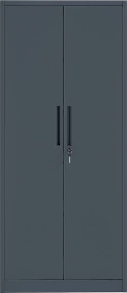 STEELSØN 'Regulus' Aktenschrank, Metall, anthrazit, 175x40x80 cm, abschließbar, Metallschrank mit 5 Fächern, geeignet als Werkzeugschrank Bild 12