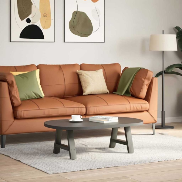 vidaXL Couchtischbeine A-Form 2 Stk. Anthrazit 50x(30-31) cm Stahl 4012818