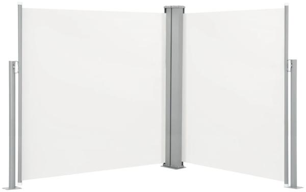 vidaXL Ausziehbare Seitenmarkise Creme 140 x 600 cm 48455